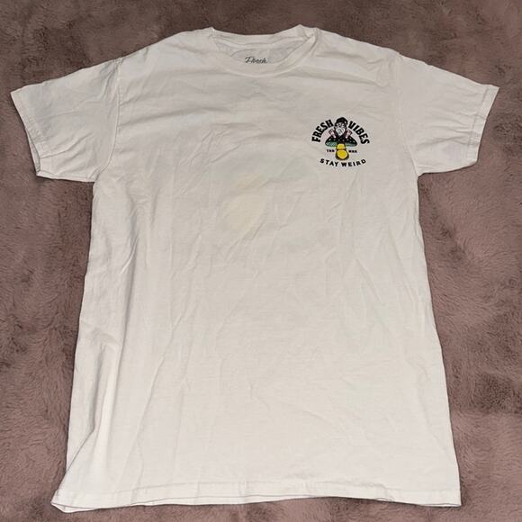 Fresh Vibes Stay Weird T-shirt Size Small - Picture 2 of 4